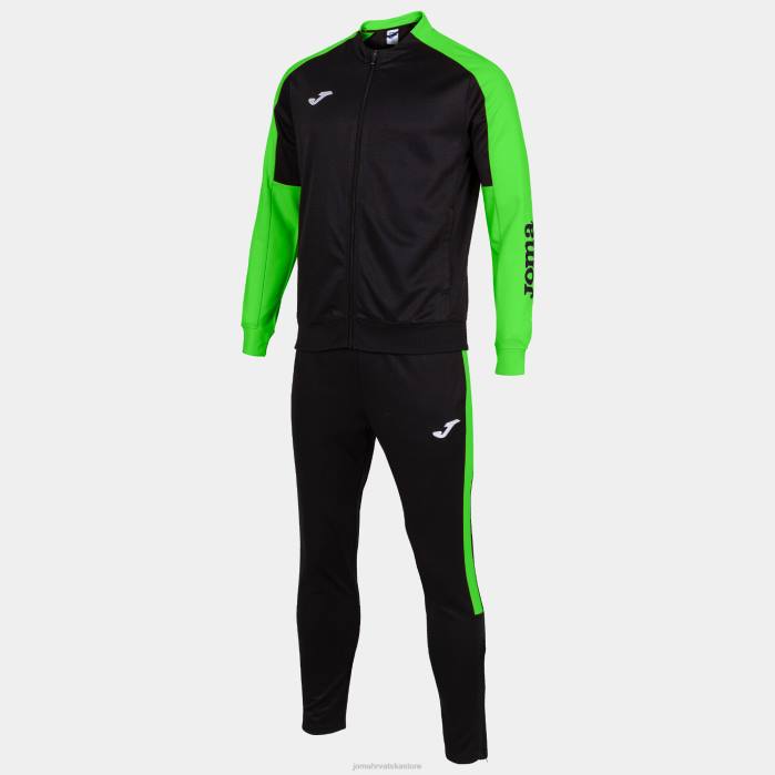 hr Joma trenirka eko prvenstvo crna fluorescentno zelena 6FVN352 muškarci