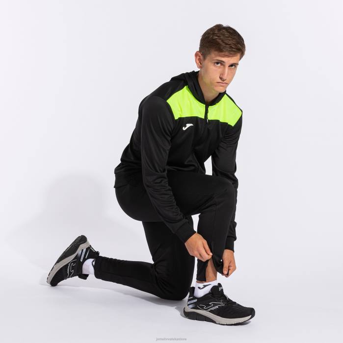 hr Joma trenirka feniks ii crno fluorescentno žuto 6FVN4472 muškarci