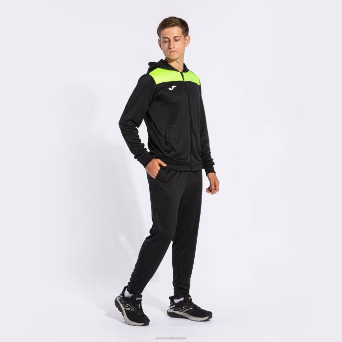 hr Joma trenirka feniks ii crno fluorescentno žuto 6FVN4472 muškarci