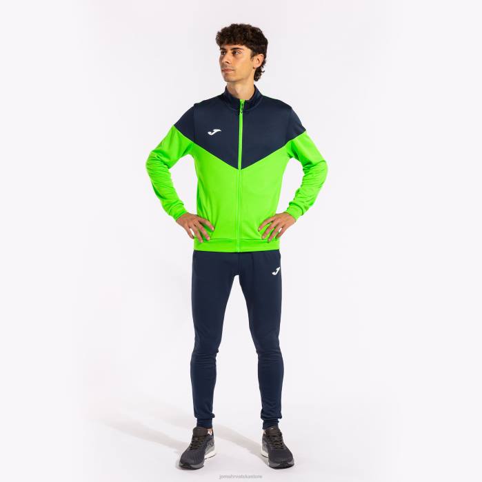 hr Joma trenirka oxford fluorescentno zelena tamnoplava 6FVN1504 muškarci
