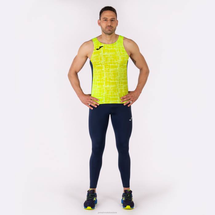 hr Joma elita bez rukava viii tamnoplava fluorescentno žuta 6FVN757 muškarci