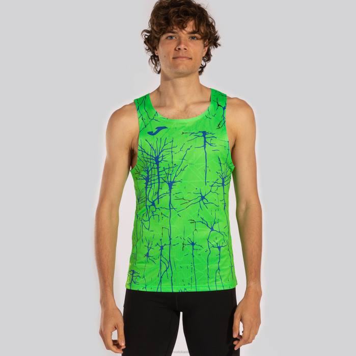 hr Joma majica bez rukava elita ix fluorescentno zelena 6FVN446 muškarci