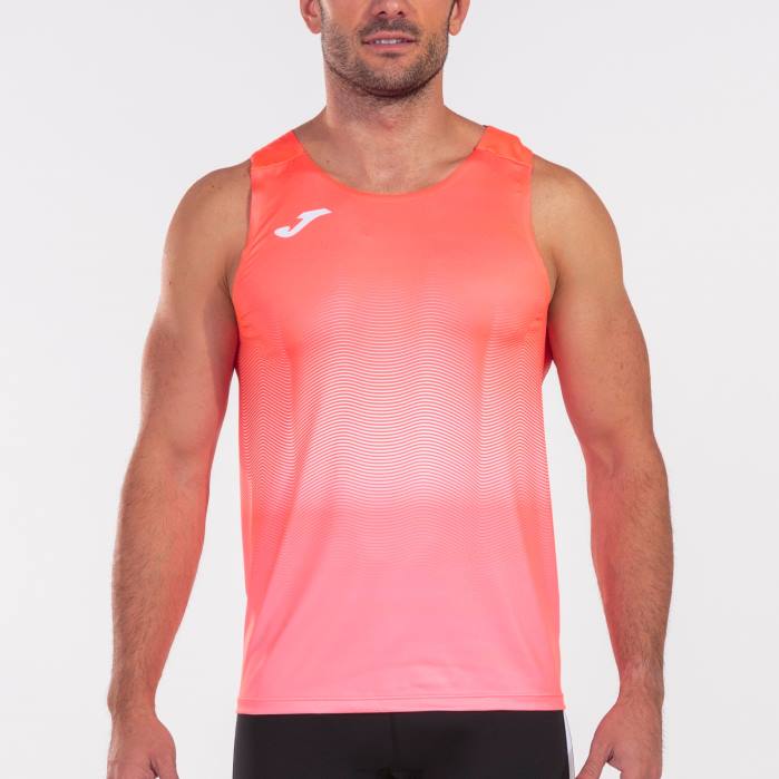 hr Joma majica bez rukava elita vii fluorescentna koraljna bijela 6FVN457 muškarci
