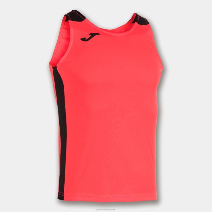 hr Joma rekord bez rukava ii fluorescentna koraljna crna 6FVN1484 muškarci