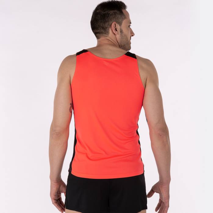 hr Joma rekord bez rukava ii fluorescentna koraljna crna 6FVN1484 muškarci