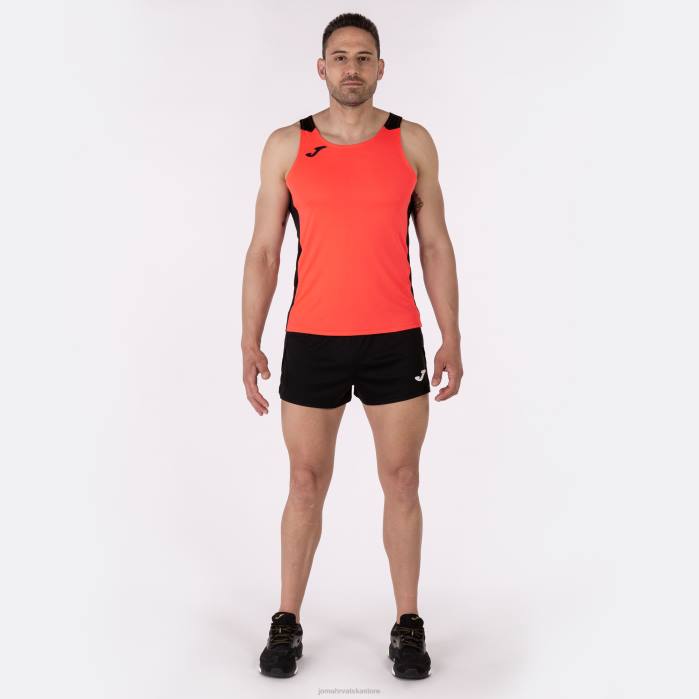 hr Joma rekord bez rukava ii fluorescentna koraljna crna 6FVN1484 muškarci
