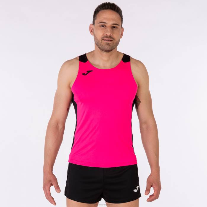 hr Joma rekord bez rukava ii fluorescentno ružičasto crna 6FVN818 muškarci