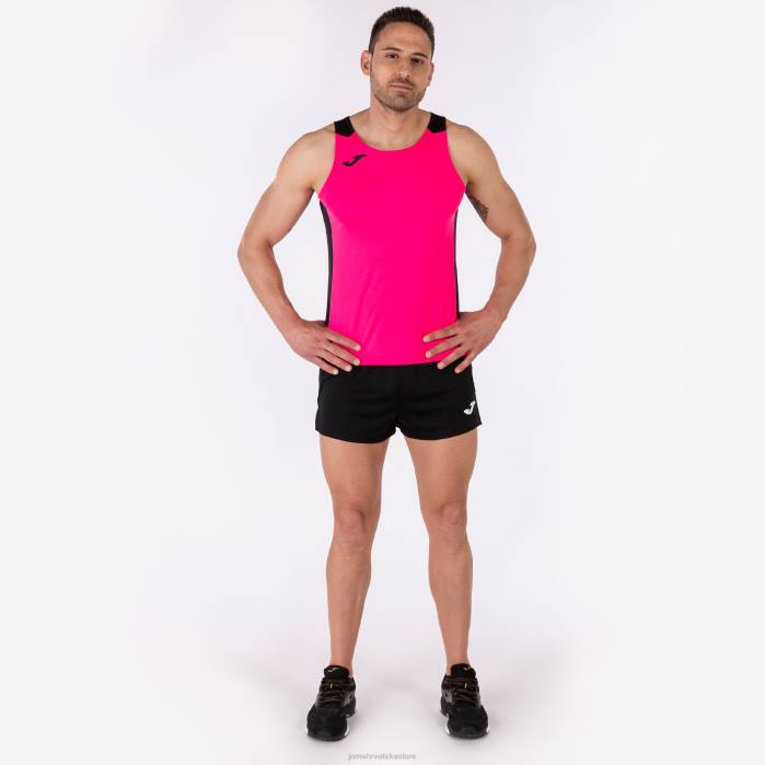 hr Joma rekord bez rukava ii fluorescentno ružičasto crna 6FVN818 muškarci