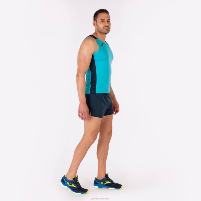 hr Joma rekord bez rukava ii fluorescentno tirkizno tamnoplava 6FVN4504 muškarci