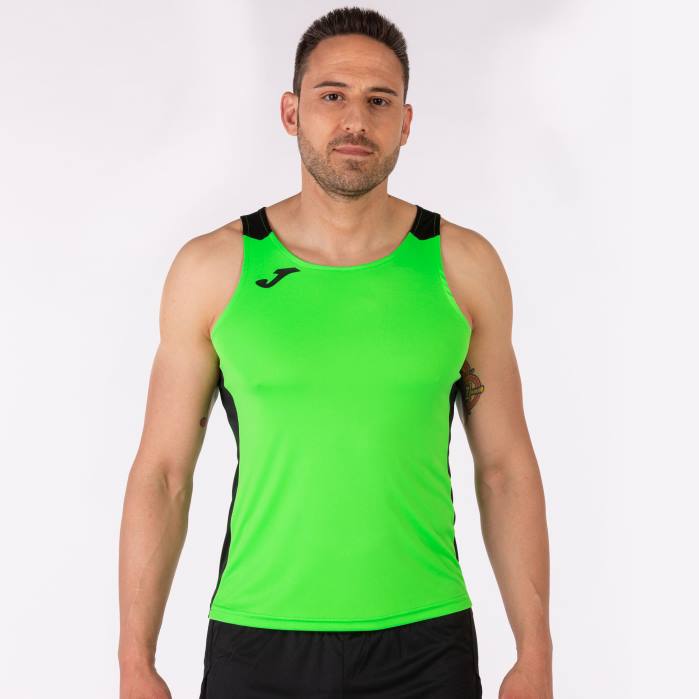 hr Joma rekord bez rukava ii fluorescentno zelena crna 6FVN3475 muškarci