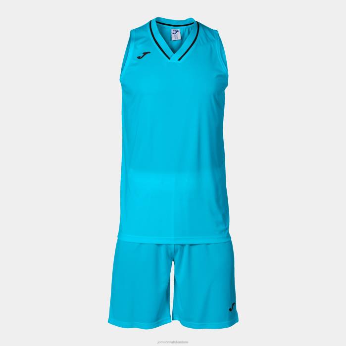 hr Joma set Atlanta fluorescentno tirkizno crna 6FVN3424 muškarci