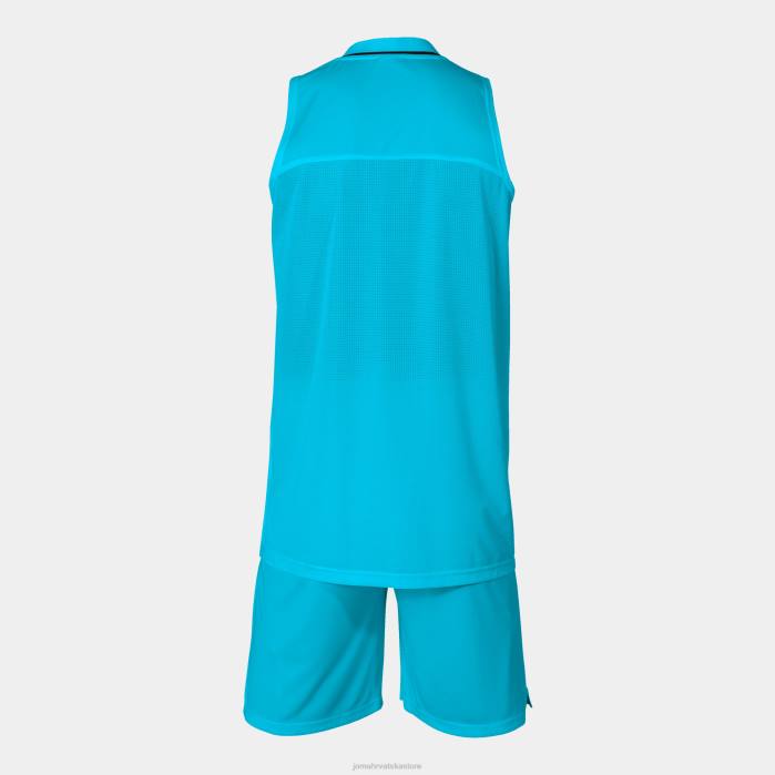 hr Joma set Atlanta fluorescentno tirkizno crna 6FVN3424 muškarci