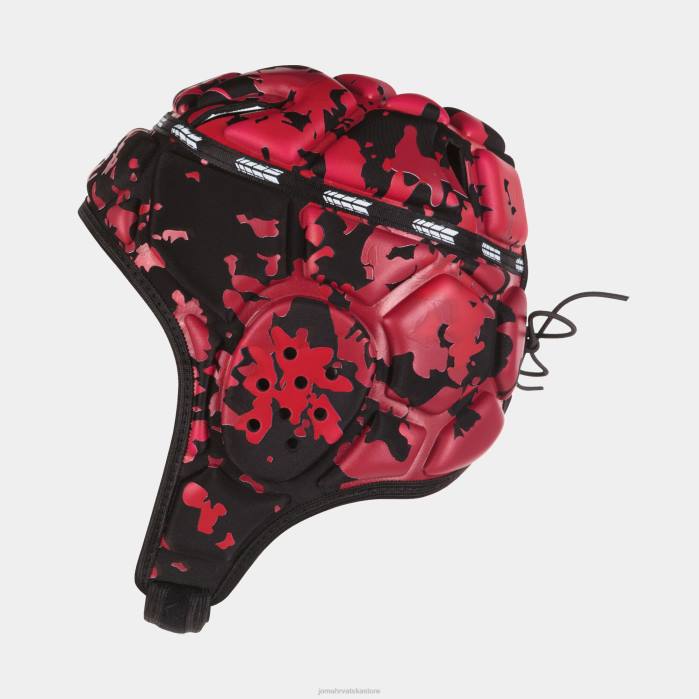 hr Joma rugby zaštitna kaciga za zaštitu crno crvena 6FVN3395