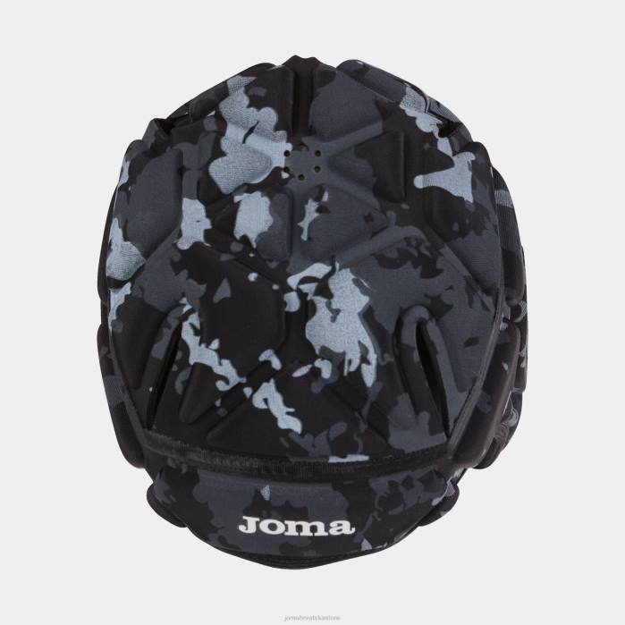 hr Joma rugby zaštitna kaciga za zaštitu crno tamno sivo 6FVN3911