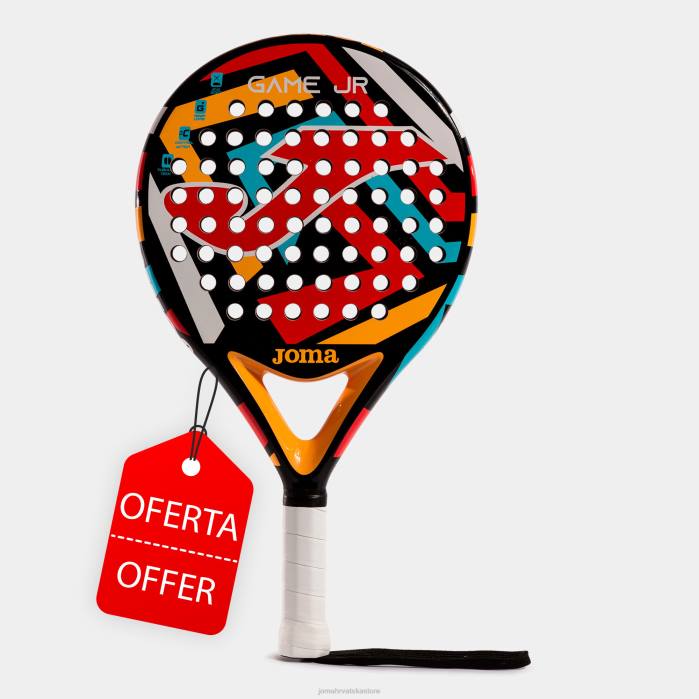 hr Joma padel igra s reketom jr ii crno crvena 6FVN4095