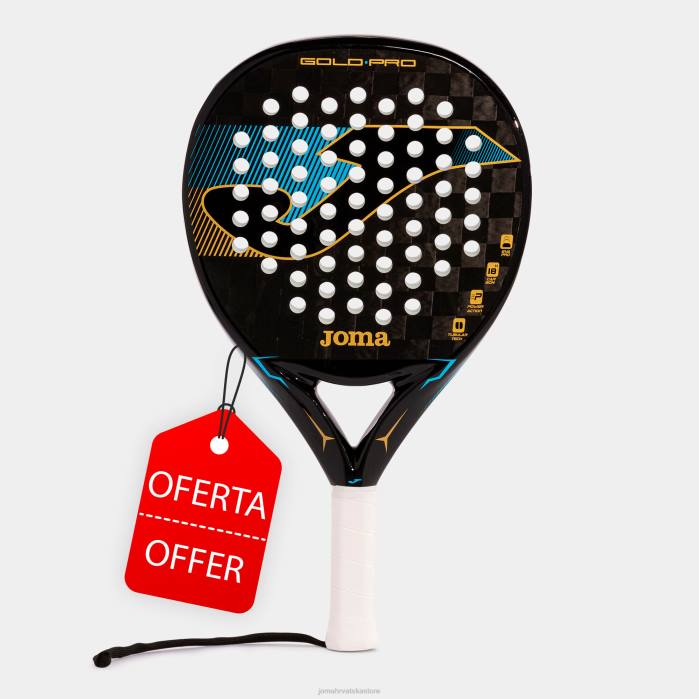 hr Joma padel reket gold pro crni tirkiz 6FVN51