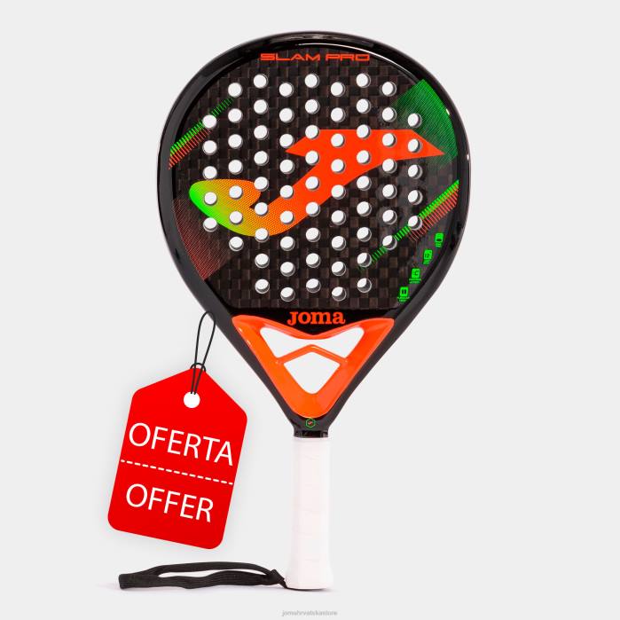 hr Joma padel reket slam pro crni fluorescentni koralj 6FVN2389