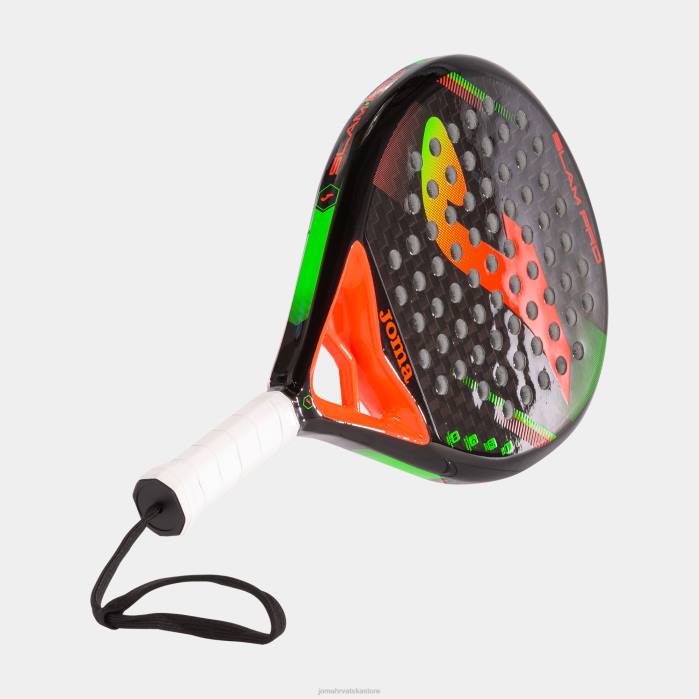 hr Joma padel reket slam pro crni fluorescentni koralj 6FVN2389