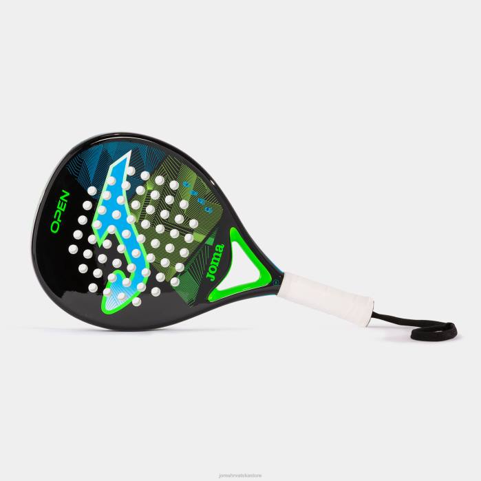 hr Joma reket za padel otvoren crni fluorescentni tirkiz 6FVN2499