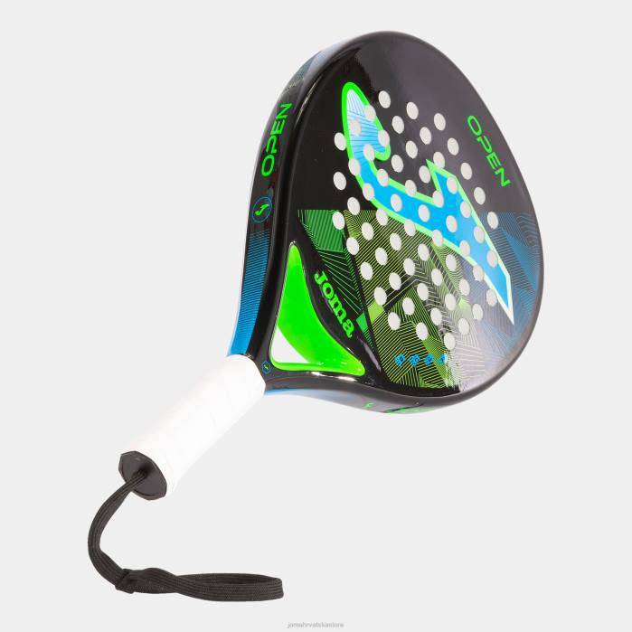 hr Joma reket za padel otvoren crni fluorescentni tirkiz 6FVN2499