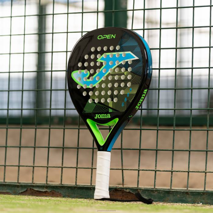 hr Joma reket za padel otvoren crni fluorescentni tirkiz 6FVN2499