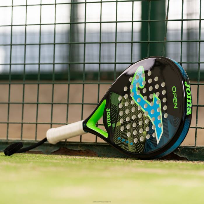 hr Joma reket za padel otvoren crni fluorescentni tirkiz 6FVN2499