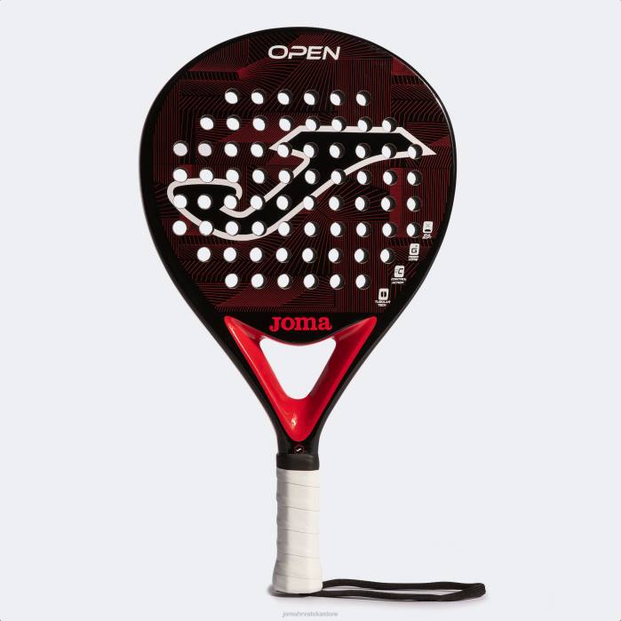 hr Joma reket za padel otvoren crno crvena 6FVN3742