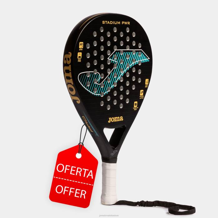 hr Joma reket za padel stadion pwr crni tirkiz 6FVN106
