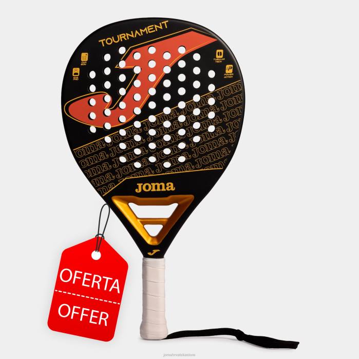 hr Joma turnir u padel reketu crno zlato crveno 6FVN121