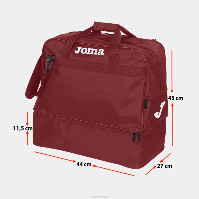 hr Joma sportska torba za trening iii tamnocrvena 6FVN1252