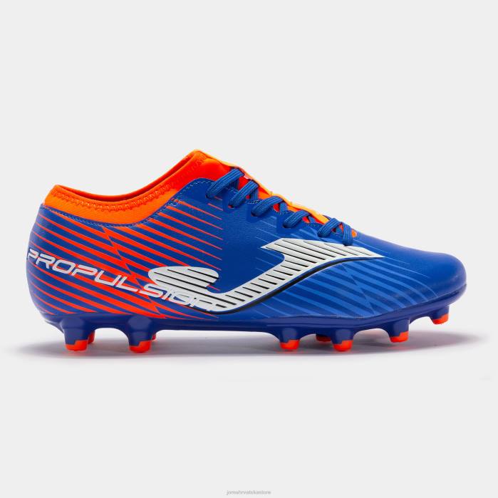 hr Joma nogometne kopačke propulzijska šalica 23 čvrsto tlo fg kraljevsko plava fluorescentno narančasta 6FVN2408
