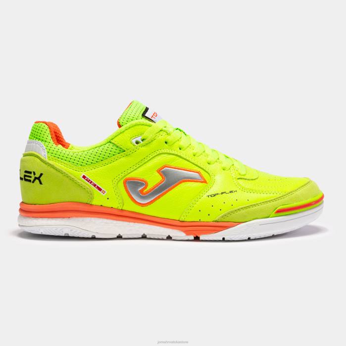 hr Joma futsal tenisice top flex rebound 23 u dvorani fluorescentno zelena crvena 6FVN1187