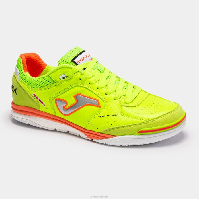 hr Joma futsal tenisice top flex rebound 23 u dvorani fluorescentno zelena crvena 6FVN1187