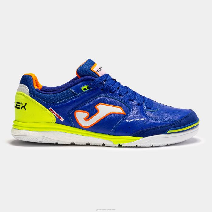 hr Joma futsal tenisice top flex rebound 23 u dvorani kraljevsko plava fluorescentno zelena 6FVN136