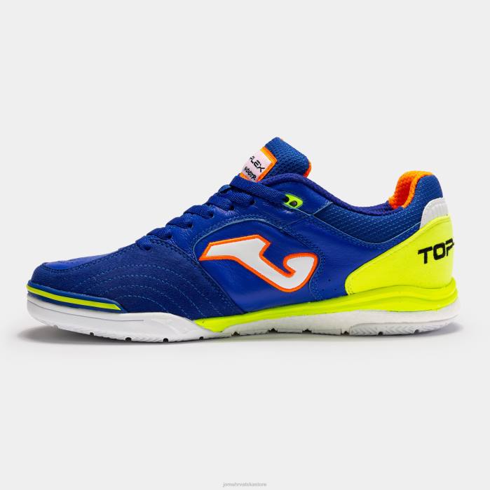 hr Joma futsal tenisice top flex rebound 23 u dvorani kraljevsko plava fluorescentno zelena 6FVN136