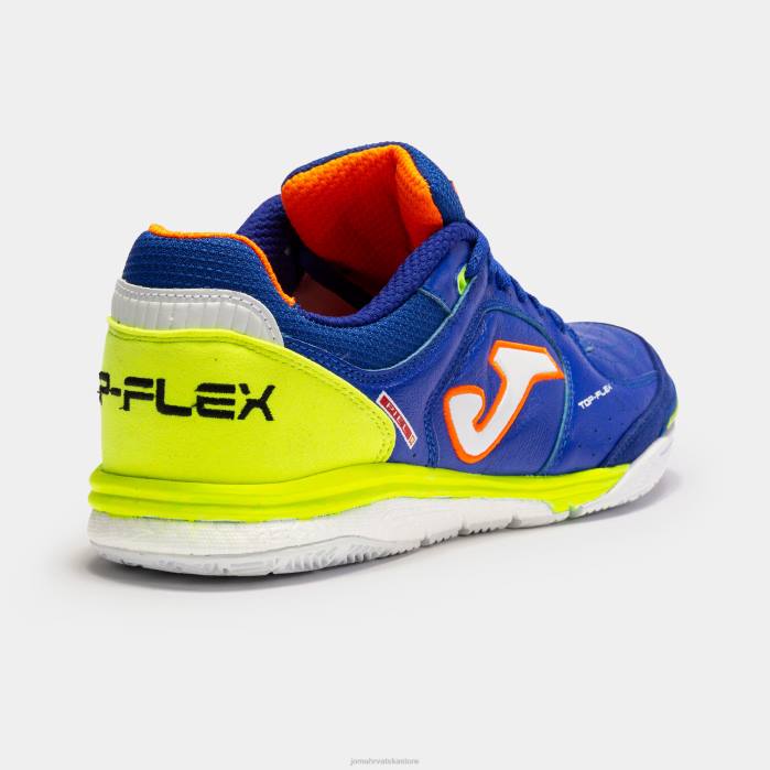 hr Joma futsal tenisice top flex rebound 23 u dvorani kraljevsko plava fluorescentno zelena 6FVN136