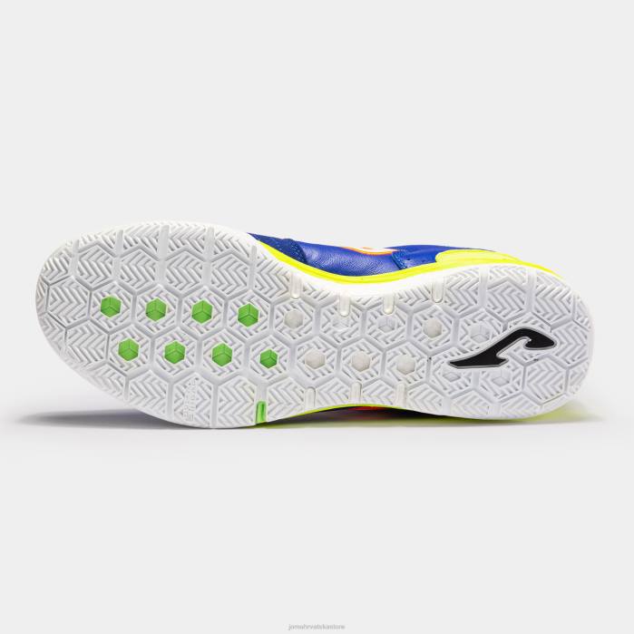 hr Joma futsal tenisice top flex rebound 23 u dvorani kraljevsko plava fluorescentno zelena 6FVN136