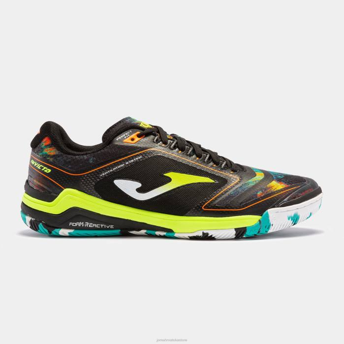 hr Joma tenisice za mali nogomet invicto 23 za dvoranu crno fluorescentno žuto 6FVN3930