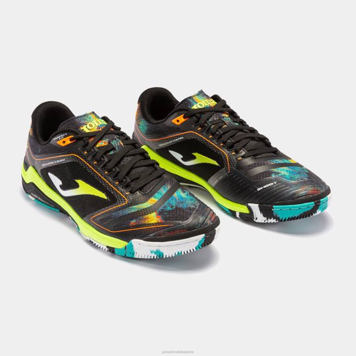hr Joma tenisice za mali nogomet invicto 23 za dvoranu crno fluorescentno žuto 6FVN3930