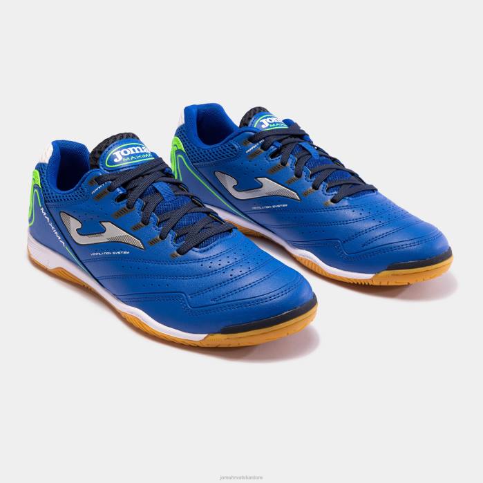 hr Joma tenisice za mali nogomet maxima 23 u dvorani kraljevsko plava fluorescentno zelena 6FVN438