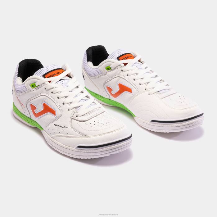 hr Joma tenisice za mali nogomet top flex 23 dvoranske bijelo zelena 6FVN192