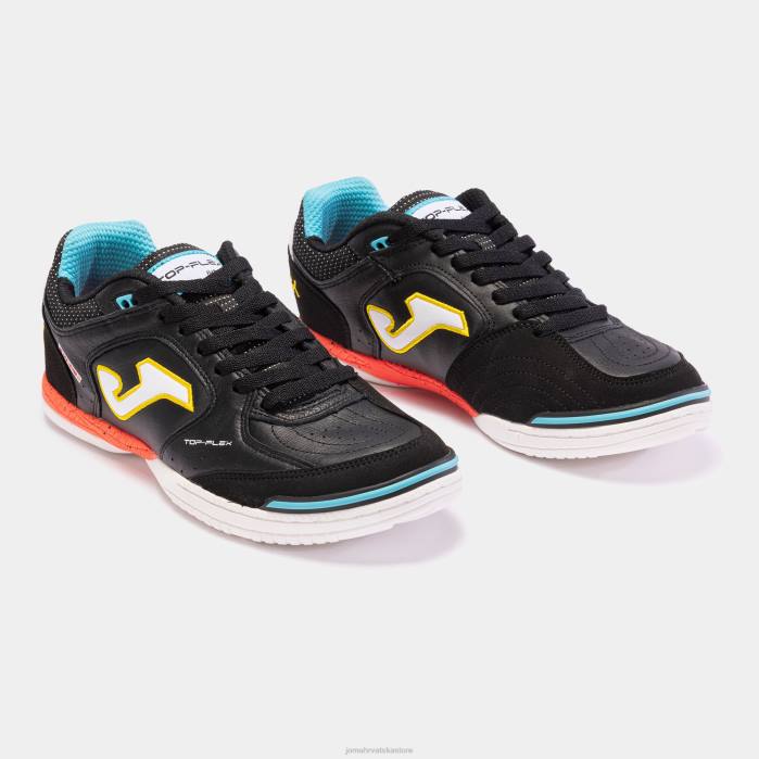 hr Joma tenisice za mali nogomet top flex 23 dvoranske crno crvena 6FVN173