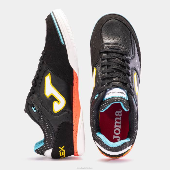 hr Joma tenisice za mali nogomet top flex 23 dvoranske crno crvena 6FVN173