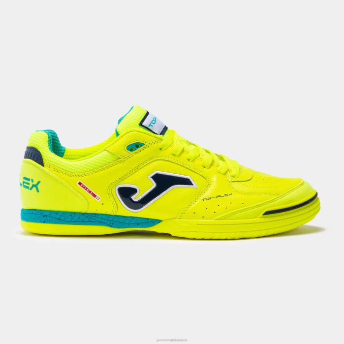 hr Joma tenisice za mali nogomet top flex 23 dvoranske fluorescentno žuta tamnoplava 6FVN1371