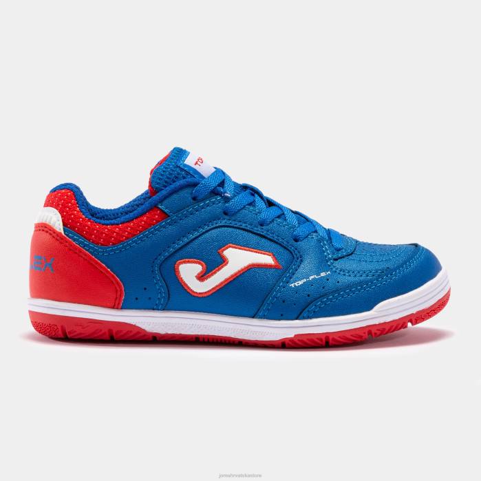 hr Joma tenisice za mali nogomet top flex jr 23 indoor junior kraljevsko plava crvena 6FVN2694