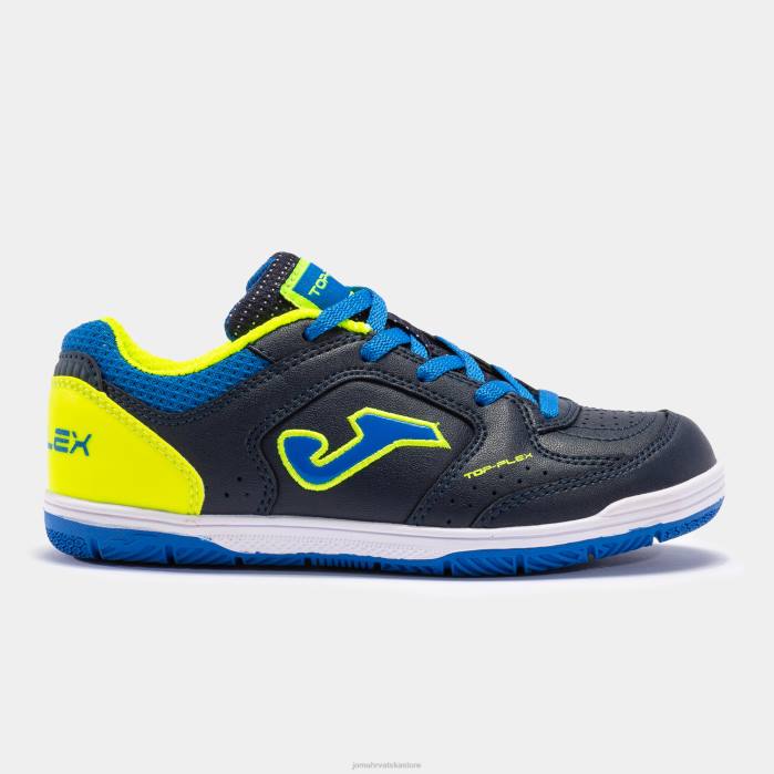 hr Joma tenisice za mali nogomet top flex jr 23 indoor junior tamnoplava žuta 6FVN2695