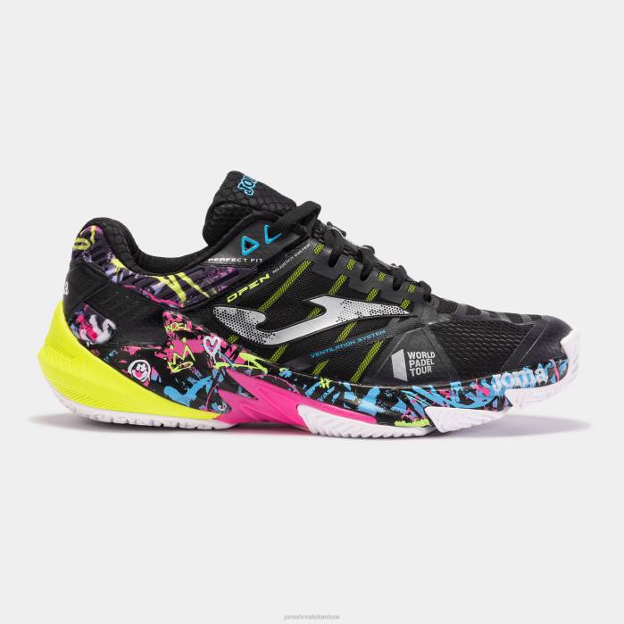 hr Joma cipele t.open 23 world padel tour-wpt zemlja crno 6FVN32