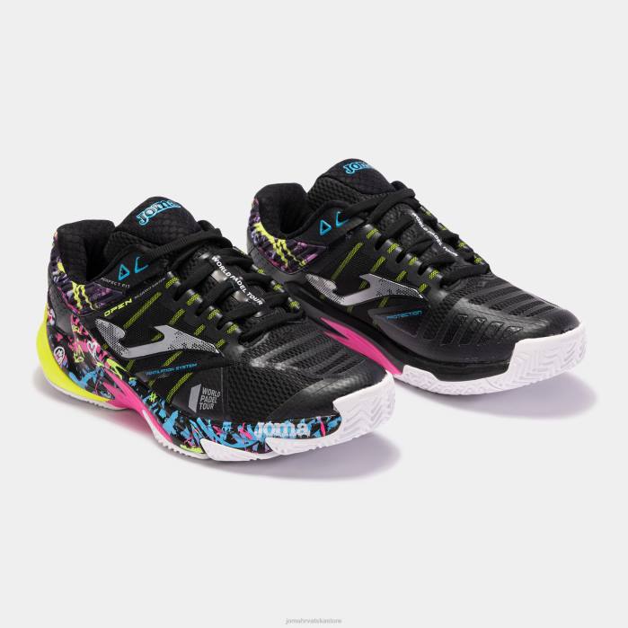 hr Joma cipele t.open 23 world padel tour-wpt zemlja crno 6FVN32
