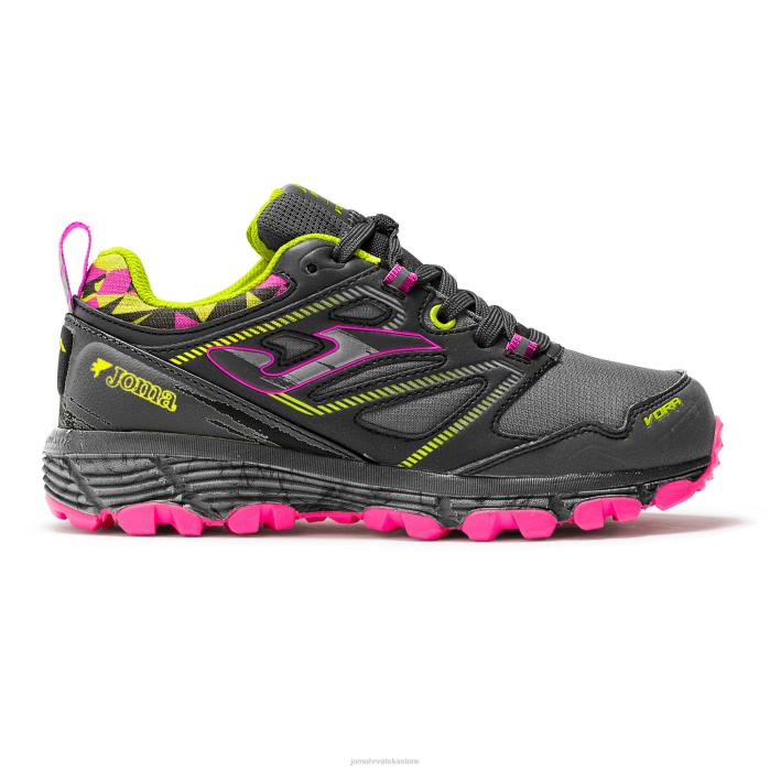 hr Joma tenisice za trail trčanje vora jr 23 junior crna fuksija 6FVN4096