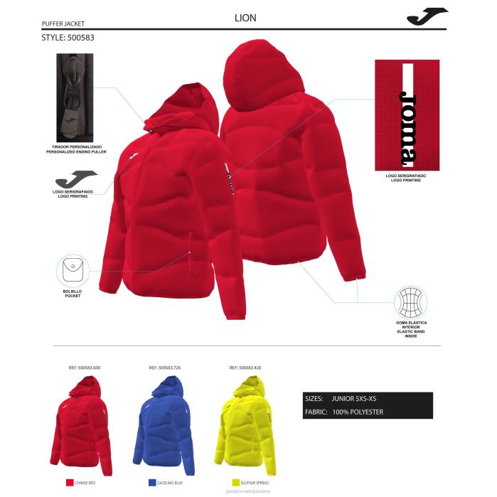 hr Joma anorak junior lav plava 6FVN2760